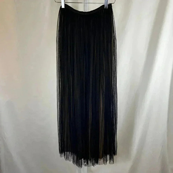 Mossimo Dutti Size 2 Tulle Skirt Black Lined Party - Picture 5 of 9